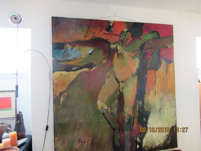 MCM Art Work, one of many incredible pieces, many sizes to choose from. this is called Man on Cross