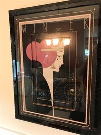 Theo Dimson Art Deco 3 Dimentional Art