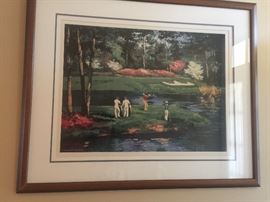 Golfer print - 1990 Martin Lawrence Limited Eddition
