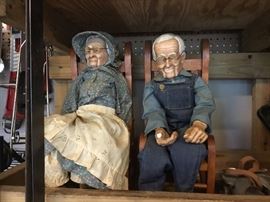 Ma and Pa in rocking chairs