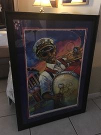 2010 New Orleans Jazz and Heritage Festival Congo Square Poster Framed “Say Uncle” A Portrait of Lionel Batiste by Terrance Osborne https://www.ebay.com/itm/123293680963