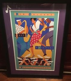 1992 New Orleans Jazz and Heritage Festival Poster Framed by Robert Guthrie https://www.ebay.com/itm/123293691054