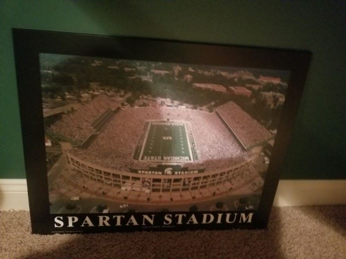 Spartan Stadium, time to decorate your basement!