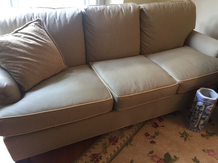 3 cushion couch - cotton twill covered