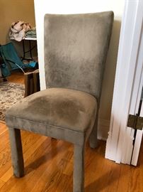 Single Suede Chair