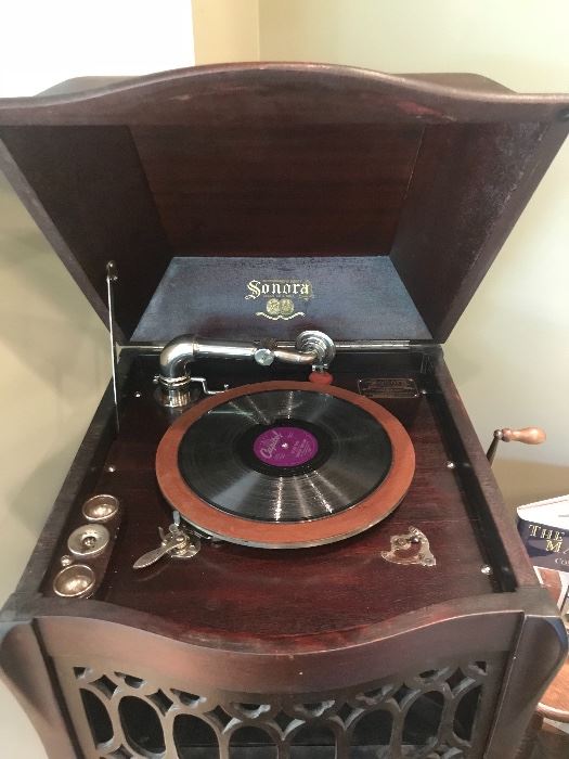Sonora phonograph is great shape!!