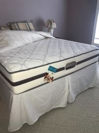 Queen size  Beautyrest mattress and frame