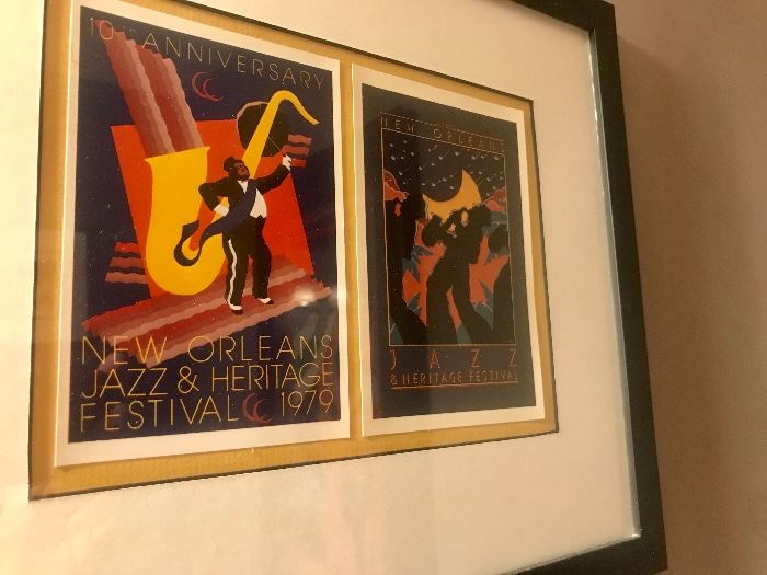 Jazz Heritage Festival framed posters and prints