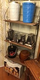 Vintage Ice Buckets & Antique Toasters