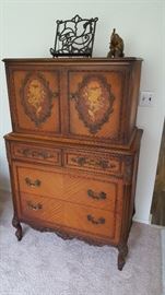 Antique inlaid dresser