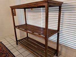 Antique cheese rack