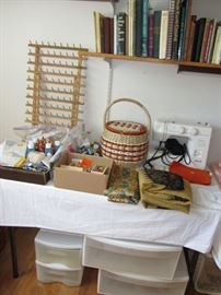 Sewing machine and supplies