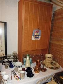 Vintage cups and glassware