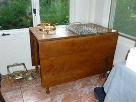 Vintage Drop Side Cherrywood Table