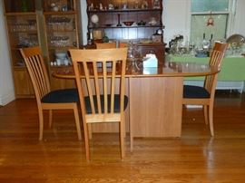 Danish Modern Table & Chairs 