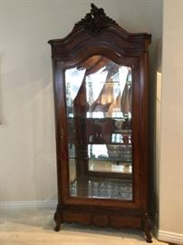 Rococo Revival Walnut China Cabinet      http://www.ctonlineauctions.com/detail.asp?id=747898