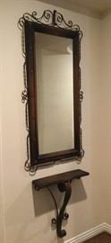 Antique Framed Mirror and Matching Console    http://www.ctonlineauctions.com/detail.asp?id=747916