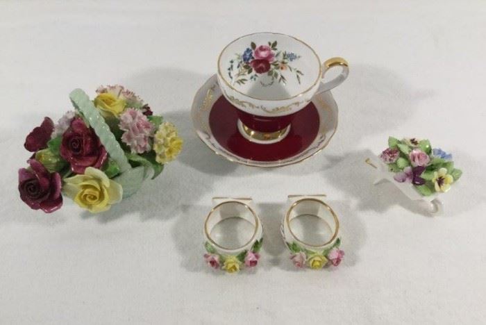 6 Pc. Royal Adderley Fine Bone China       http://www.ctonlineauctions.com/detail.asp?id=747927