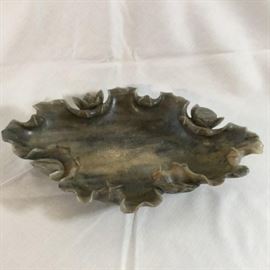 Antique Carved Soapstone Low Bowl  http://www.ctonlineauctions.com/detail.asp?id=747949