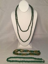 Three Jade & Peking Glass Necklaces  http://www.ctonlineauctions.com/detail.asp?id=748119