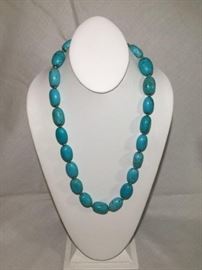 Turquoise and Sterling Silver Necklace  http://www.ctonlineauctions.com/detail.asp?id=748120