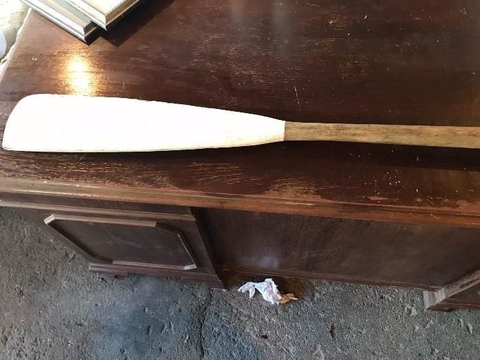 Antique oar