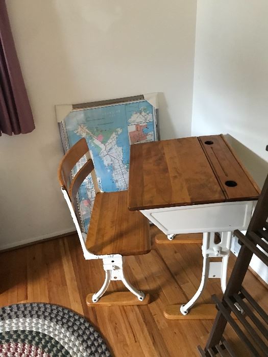 The school house desk and chair!