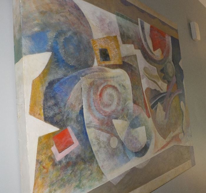 #65        Modern Art   Oil On Canvas    $ 2800.     Shirley Kelly  "Return to Passage