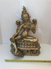 #356         LG    Bronze Buddha     $500.