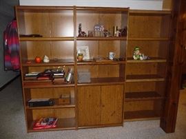 wood shelving 