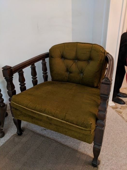 Midcentury Green Chair