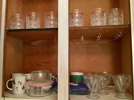 Nice glassware, pretty mugs 