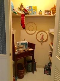Sewing machine room