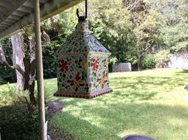 Mosaic birdhouse 