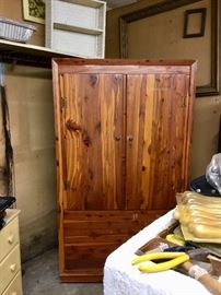 Cedar armoire 