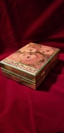 Rare card box signed inside. B Gallagher