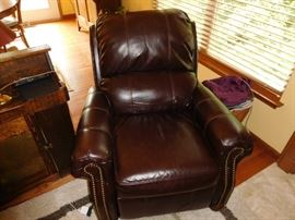 faux  leather   chair