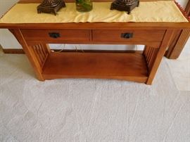 mission  style  library  table