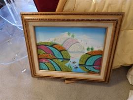 island  signed  picture