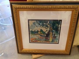 Maurice De Vlaminck lithograph