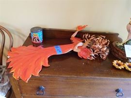 Metal  art  by  Alice  Calhoun(copper  curls  sculpture)