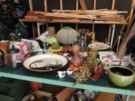 bric  brac  in  garage
