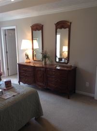 Very nice French  dresser with two mirrors