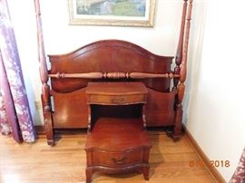Mahogany bedroom set.