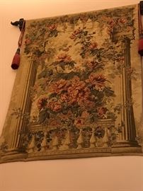 4 ft Wall Tapestry including rod and tassel 