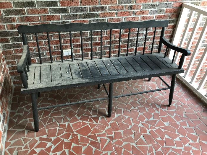 Outdoor Wood Bench $ 90.00