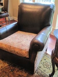 Armchairs and Ottoman by Paul Robert.