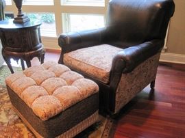 Armchairs and Ottoman by Paul Robert.