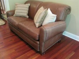 Leather Sofa by Whitmore Sherrill.