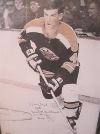 Bobby Orr signed and dedicated.